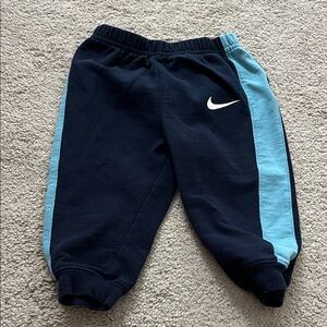 Nike Kids' Navy and Light Blue Joggers